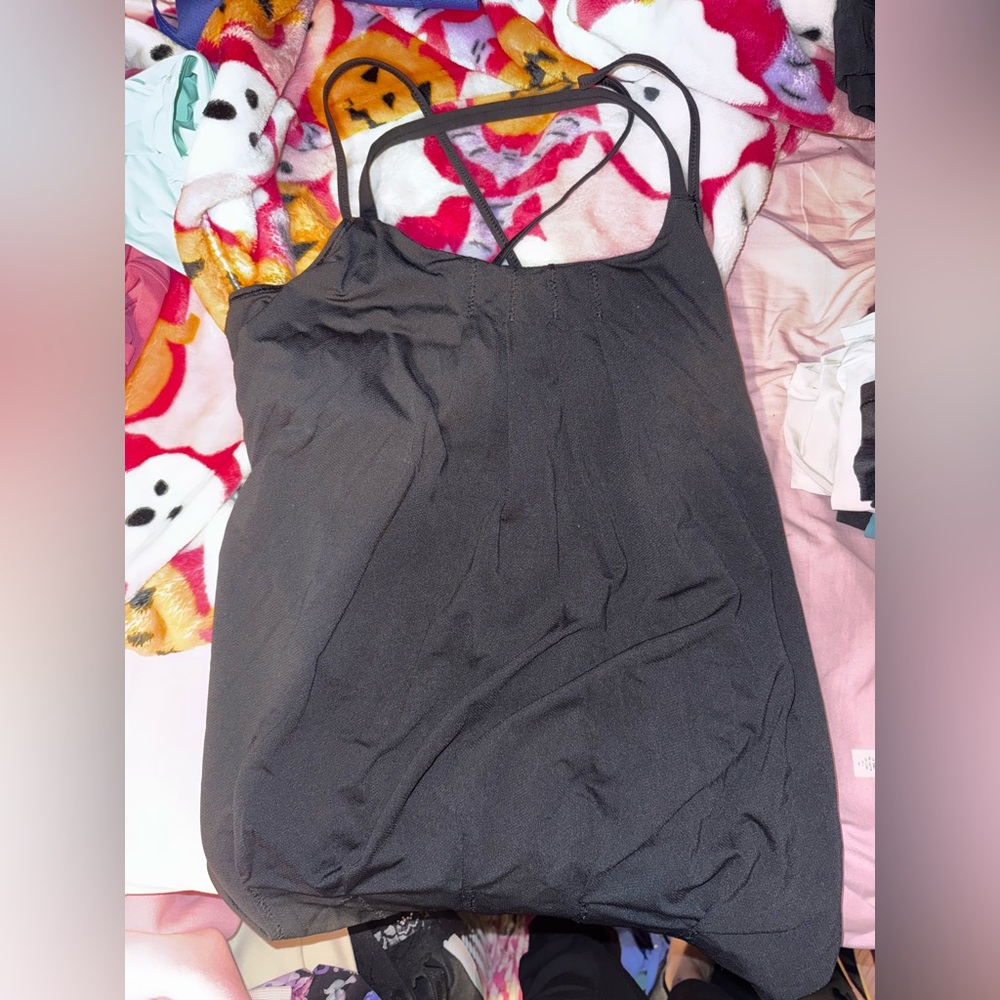 Lululemon Black Strappy Tank Top